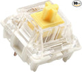 Ranked Pack of Gateron ks-9 G PRO Switches for Mechanical Gaming Keyboards | Plate Mounted | Pre Lubed (Gateron PRO Yellow 90 Pcs)