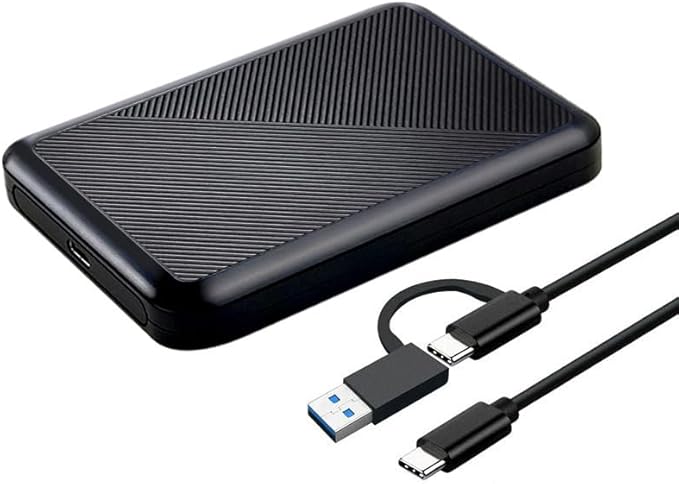 500GB Ultra Slim Portable External Hard Drive USB 3.1 Type C HDD Storage for PC Mac Laptop PS4 Xbox one