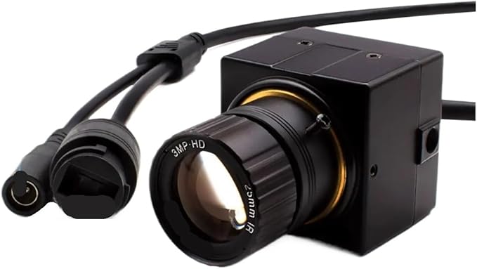 Mini Camera Security Protection POE H265 with 25mm Fixed CS Lens P2P IP Camera POE48V Industrial