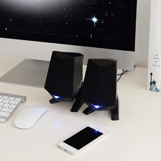 Computer SpeakerUSB Speaker Small Speaker for PC Monitor Desktop Laptop Gaming