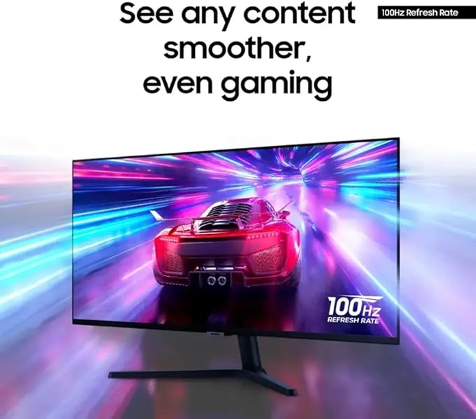 Samsung 34 ViewFinity S50GC Series Monitor WQHD UltraWide Display 100Hz 5ms AMD FreeSync Borderless Design Black with GSF HDMI Cable