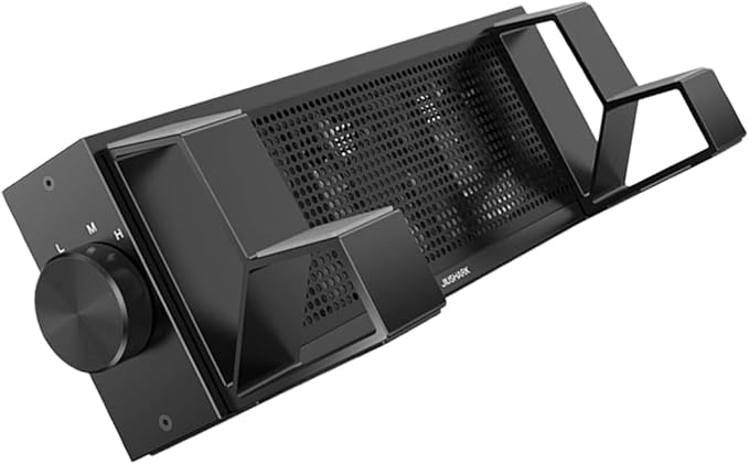 Angoily RGB Laptop Cooling Pad Adjustable Height 3 Speed Settings and Dual USB Ports for Gaming Laptops and Professional Use