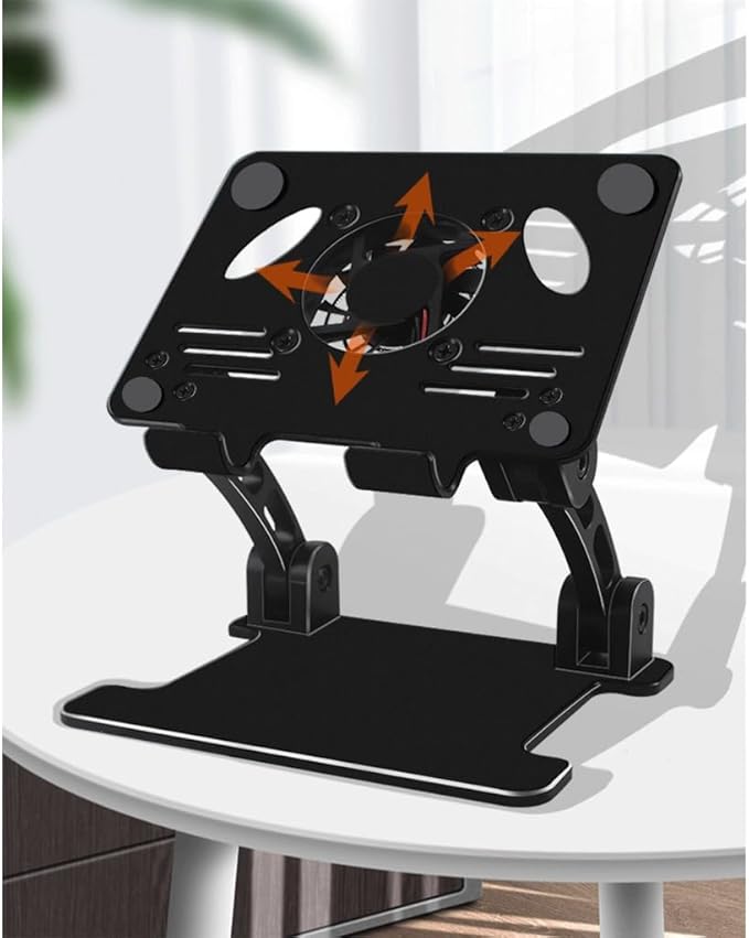 Adjustable Laptop Cooler Radiator Turbo Fan USB Stand Riser for Gaming Notebook