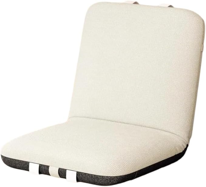 ELEFOCUS Adjustable Indoor Chaise Lounge Sofa Chair with Back Support 5-Position Recliner Padded Floor Bed Folding Gaming Chair(Style-3)