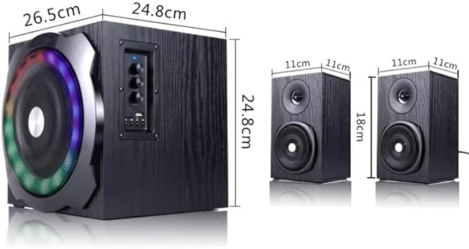 Computer Audio Desktop Home Subwoofer Overweight Bass Speaker Laptop Multimedia