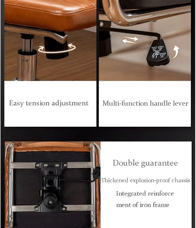 Office Chair Gaming Chair Computer Chair Rattan Computer Chair Retro Rotating Chair Comfortable Study Desk Seat Breathable Armrest Office Furniture
