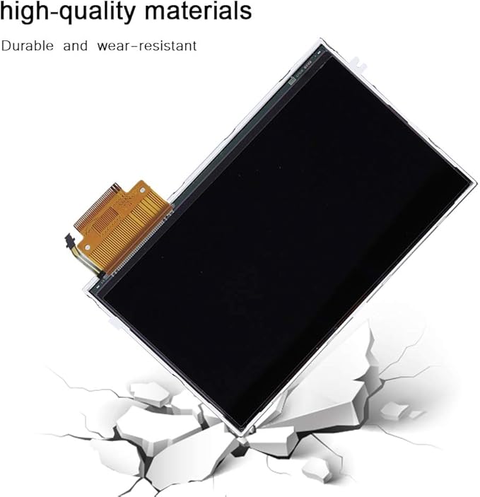 LCD Backlight Display Effectively Avoid Corrosion and Wear LCD Screen Part for PSP 2000 2001 2002 2003 2004 Console