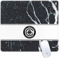 Skinit Medium Gaming Mouse Pad - Officially Licensed LA Clippers Marble Design with Stitched Edges Waterproof Non-Slip Rubber Base Desk Mat for Keyboard &amp Mouse 17.7 x 15.75 inches