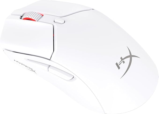 HyperX Pulsefire Haste 2 Mini – Wireless Gaming Mouse for PC Compact Lightweight Bluetooth 2.4GHz White