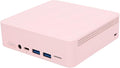 Jectse Small Computer Dual Band WiFi 4.2 USB Ports HD Multimedia Small PC for Home (8G and 256G Pink)