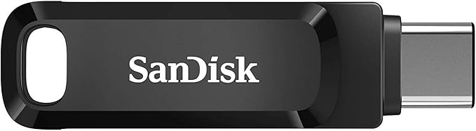 SanDisk 64GB Ultra Dual Drive Go (SDDDC3-064G-G46) 2-in-1 USB Type-A &amp Type-C Flash Drive - 4 Pack Bundle with (1) Everything But Stromboli 4 Port USB 3.0 Hub