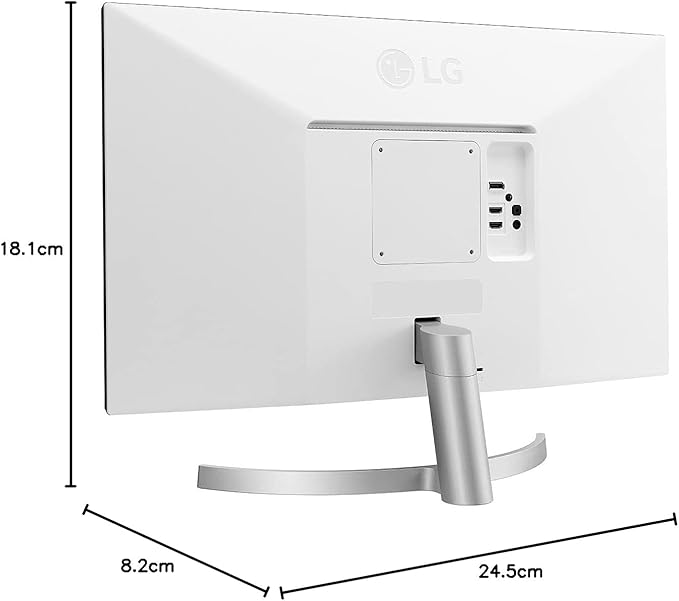 LG 27UL500-W 27-inch 4K UHD (3840 x 2160) Ultrafine Computer Monitor IPS AMD FreeSync HDR10 HDMI DisplayPort Black Stabilizer White