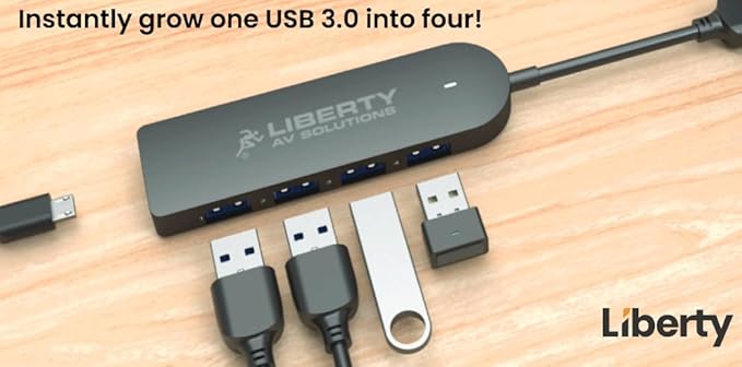 DL-4USB-HUBP Powered USB 4 Port USB 3.0 Hub