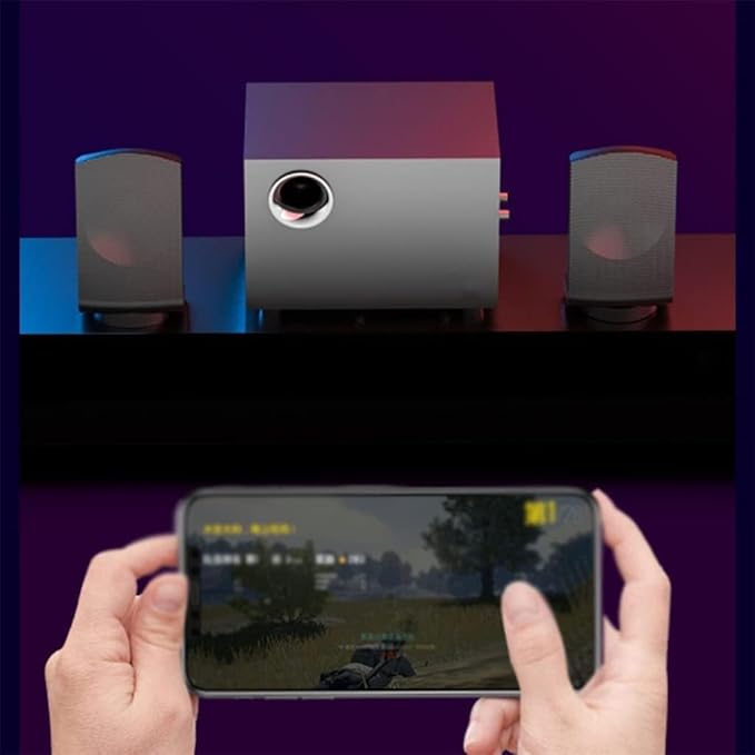 Computer Speakers for Desktop Computer Audio Desktop Small Speakers Wired Active Subwoofer Laptop Small Speakers Home