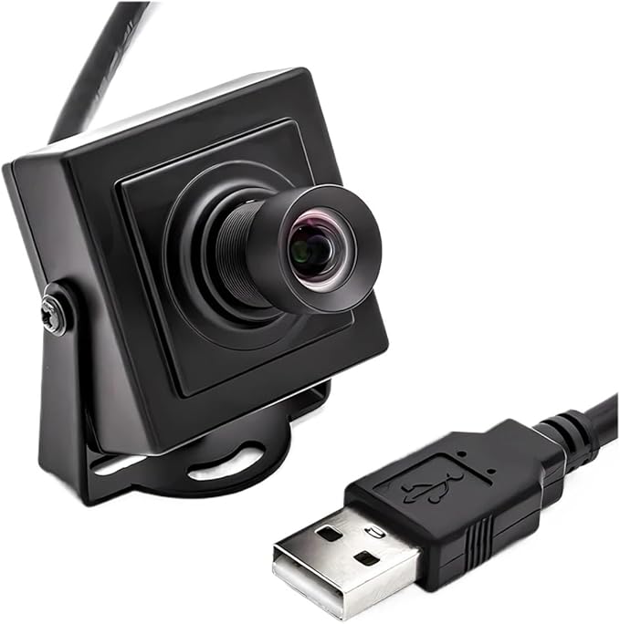 36 Degree 8mm No Distortion 2K USB HD PC Webcam Play 30FPS 170ms Delay Mini Metal Box Live Streaming UVC USB Camera