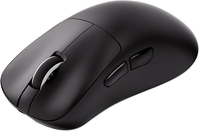 Akko Nest Wireless Gaming Mouse 8K Polling Rate with PAW 3950 Sensor 30000 DPI 49g LightweightOmron Mechanical Switches BT/2.4G/Wired Computer Mouse Black