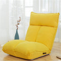 Office Chair Gaming Chair Computer Chair Adjustable Floor Chair for Window Lounge Chaise Backrest 14-Position Folding Lazy Recliner Upholstery Chair