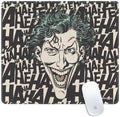 Skinit Medium Gaming Mouse Pad - Officially Licensed DC Comics The Joker Vintage Laughing Design with Stitched Edges Waterproof Non-Slip Rubber Base Desk Mat for Keyboard &amp Mouse