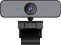 GIZNXBA Webcam with Microphone 2 Noise-Canceling Mics 90° Wide-Angle Lens &amp Autofocus Plug and Play Auto Light Correction PC Camera for Streaming Gaming Works Online Teaching(1080p)