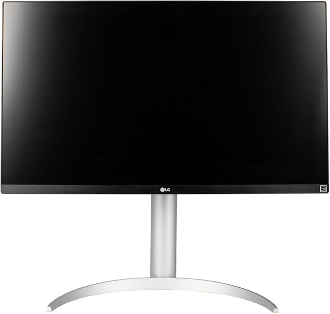 LG 27UP650-W 27 4K UHD IPS Monitor (2-Pack) | 16:9 FreeSync Display with HDR10 &amp VESA DisplayHDR 400 | Photo Editing Office &amp Gaming (27UP650-W) + 2X DisplayPort Cable + Surge Protector + Mo
