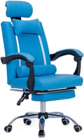 Computer Chair Office Chair Gaming Chair Desk Chair Recliner Chair High Back Computer Swivel Chair Ergonomic S-Shaped Curve Design with Headrest with Footrest Computer Chair Home Office Desk Chairs