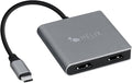 HELIX 4-in-1 USB-C Adapter with Dual HDMI USB-C and USB-A 3.0