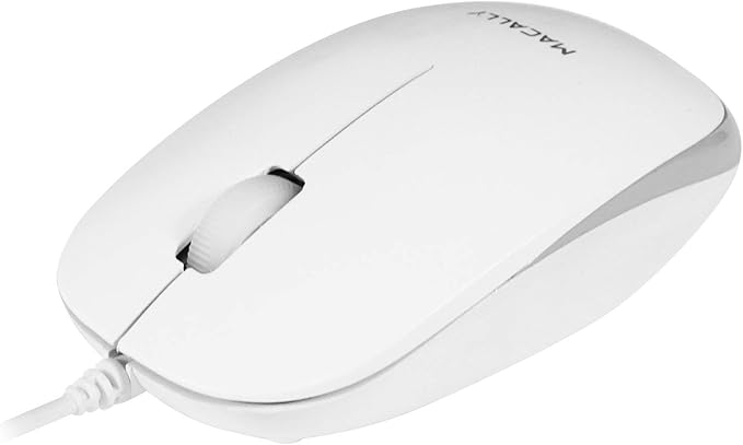 Macally Wired Computer Mouse and an Adjustable Vertical Laptop Stand Ultimate Final Touch to Your Office