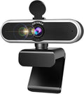 Webcam Web Camera with Microphones Computer for Online Meeting Classes Streaming