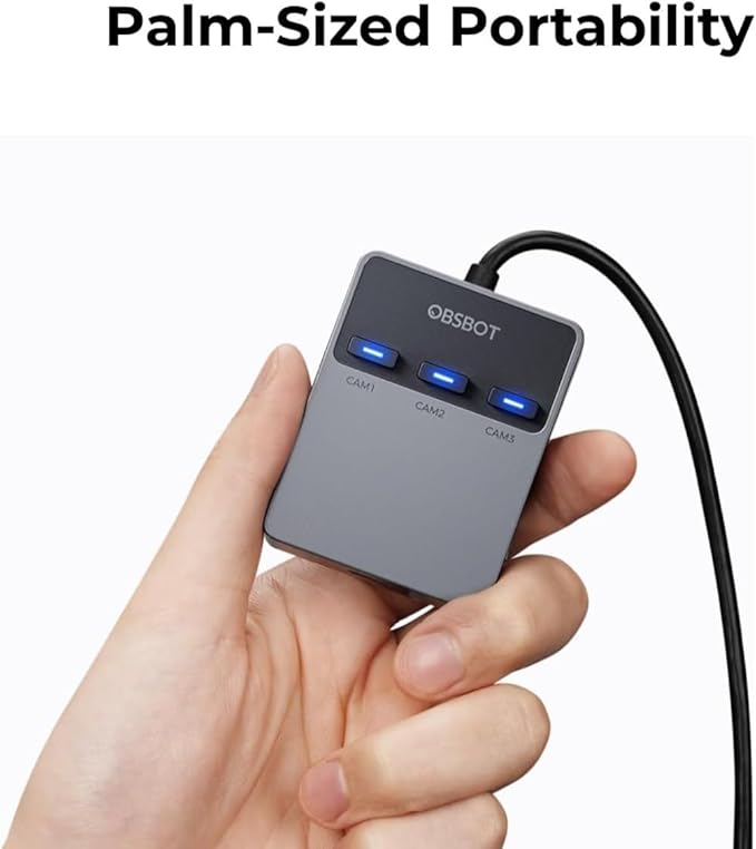 OBSBOT Wireless Multi-Cam Connector Compatible for Tail 2 Tail Air Smartphones &amp Tablets with USB-C Interface