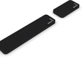 GRIFITI Fat Wrist Pad Set 17 X 4 X 0.75 Inch and 8 x 4 Inch Mouse Pad Computer Keyboard Rest Support for Tenkeyless Ergonomic Gaming Wrists Rests Pads - Desk Resting Accessories for Carpal Tunnel