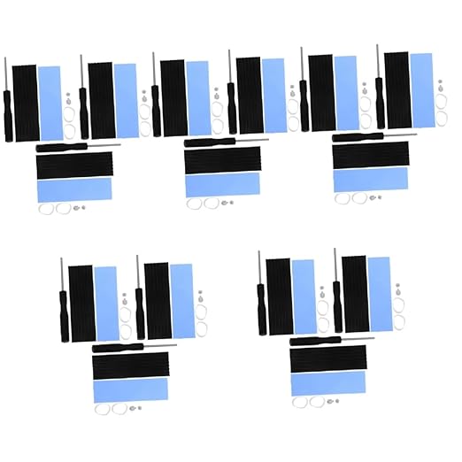 TEHAUX 15sets Ssd Cooling Heatsink Heat Dissipation Pads for Solid State Drives Easy Installation Efficient Thermal Conductivity