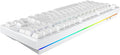 FE87 V2 Wired Mechanical Keyboard Dual 8KHZ Polling Rate Support SODC/Latency As 0.125MS/ARGBHot Swappable Gasket Sturcture Gaming Keyboard(White/Azure Heaven Switch)
