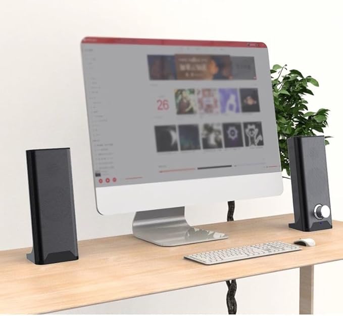 Computer Audio Desktop Home Laptop Desktop Mini External Wired Small Speaker Subwoofer Detachable