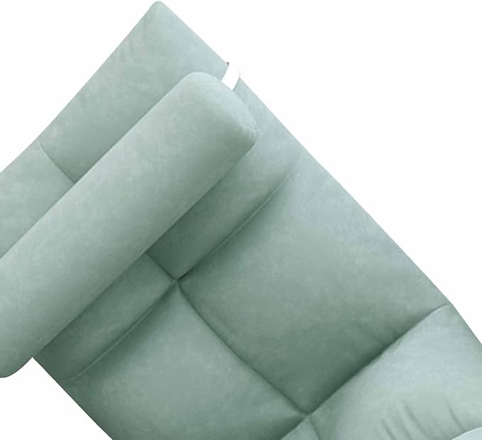 AUNMAS Floor Chair Adjustable Backrest Skin Friendly Flannel Heavy Duty Metal Frame Foldable Sofa Chair for Reading Gaming Working Watching TV and Meditation Suitable for