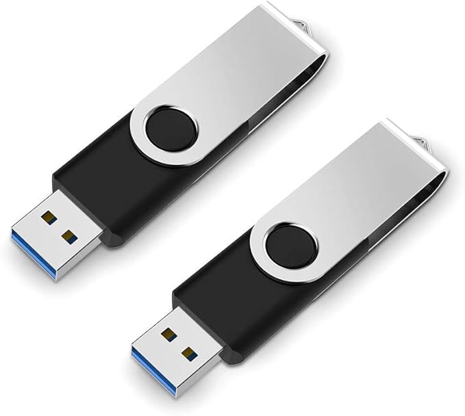 Aiibe 10 Pack 16GB Flash Drive 16GB USB 3.0 Flash Drive USB Drives USB 3.0 Memory Stick Thumb Drive Bulk 16 GB (Black)