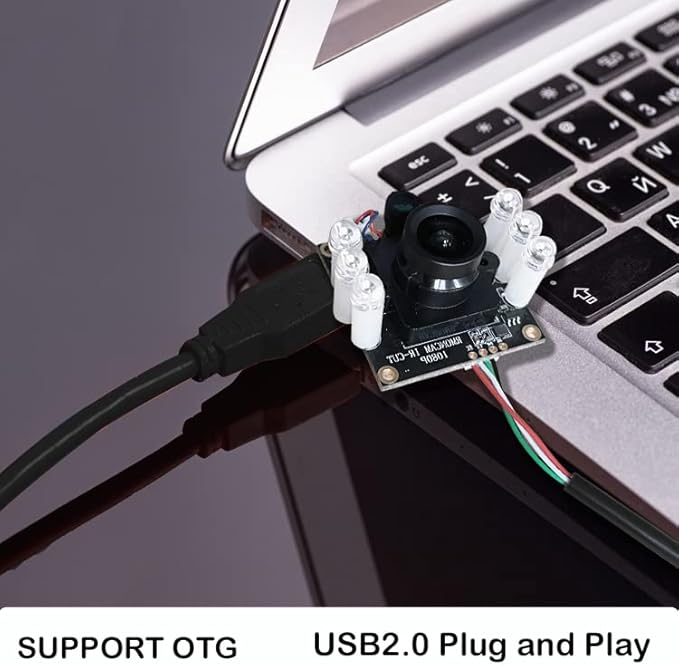 Night Vision 2mp IR-Cut Camera Module 1080p Full Hd USB Camera for Computer Auto Switch Day and Night Widy Dynamic Hd Webcam Board with Windows Linux Android and Mac Os