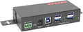 Gearmo 4-Port USB 3.2 Gen 1 Industrial Metal Hub w/15KV ESD Protection
