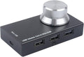 Audio Knob Multipurpose USB Multimedia Volume Controller Adjuster Metal Tablet One Key Mute Speaker Mini for Computer