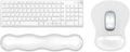 Gel Keyboard &amp Mouse Wrist Rest Set Ergonomic Keyboard and Mouse Pad with Wrist Support Typing Pain ReliefSuitable for Office/Computer/Laptop/Gaming（White Set ）