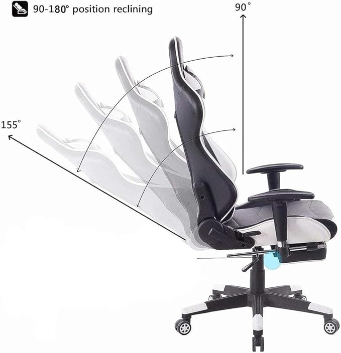 Office Chair Gaming Chair Ergonomic Computer Chair Height Adjustable Work Chair Gaming Chair High Back Swivel Chair Chair Needed
