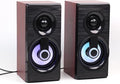 JSEIAJB Music Speakers Wired Mini Computer Speakers Bass Stereo Home Speaker for Laptop Desktop Smart Phones(E)