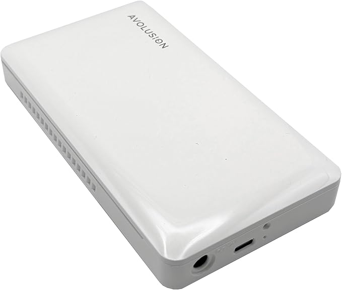 Avolusion M3 Series 2TB USB 3.0 Portable External Hard Drive - White (for Windows Mac OS Xbox PS)
