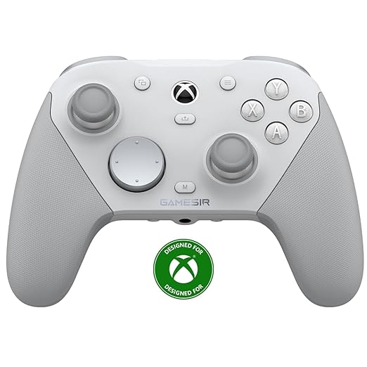 GameSir G7 Pro Wired Controller for Xbox Series X|S Xbox One Wireless Gamepad for PC&ampAndroid with TMR Sticks Hall Effect Analog Triggers 1000Hz Polling Rate 3.5mm Audio Jack - White