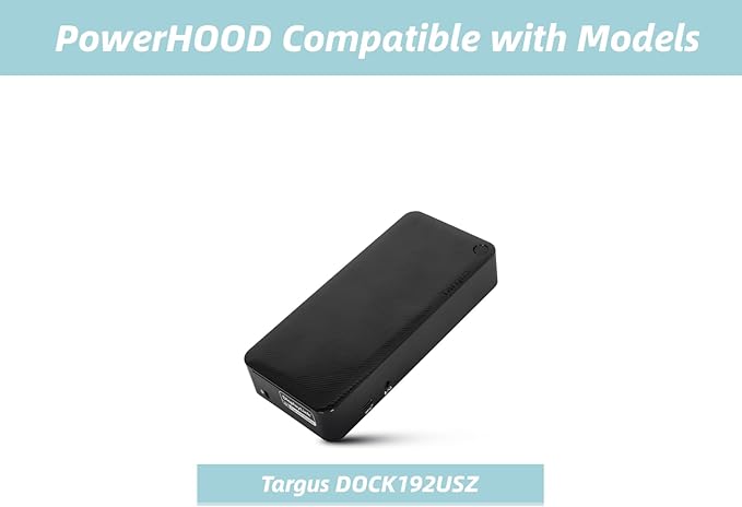 20.5V AC/DC Adapter Compatible with Targus USB C Docking Station Universal DV4K USB C Laptop Docking Station DOCK192 DOCK192USZ DOCK192USZ-90S DOCK192-A Power Supply Cord Charger Cable PSU