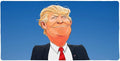 Happy Donald Trump Make America Great Large Gaming Mouse Pad Desk Mat with Stitched Edges Non-Slip Base