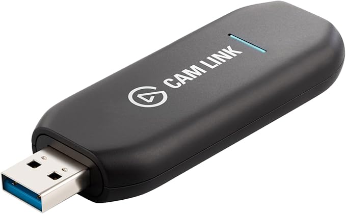 Elgato Cam Link 4K – External Capture Card for DSLR &amp Camcorder ActionCam as Webcam Meet/Stream/Record in 1080p60 or 4K30/4K60 Easy Connect for OBS/Zoom/Discord – HDMI to USB 3.0 PC/Mac/iPad
