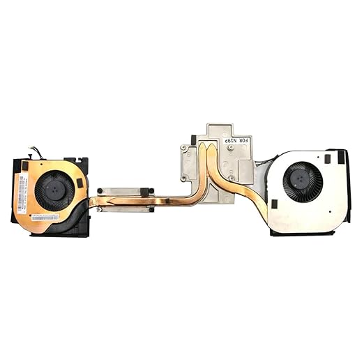 Cooling Heatsink Fan Compatible with Lenovo ThinkPad P53 N19P FRU 02DM016