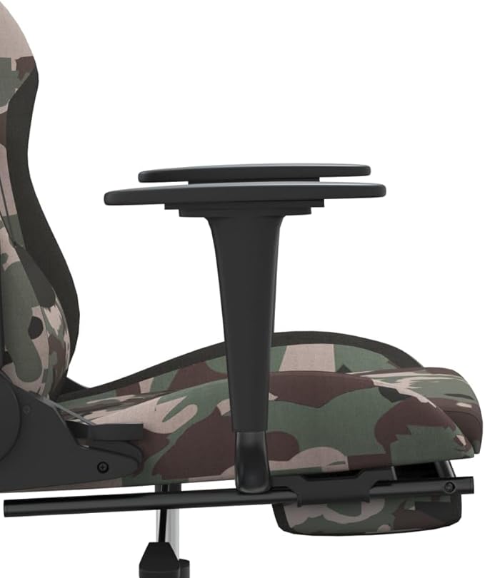 Massage Gaming Chair with Footrest Black and Camouflage FabricWeight:35.27lbs345510