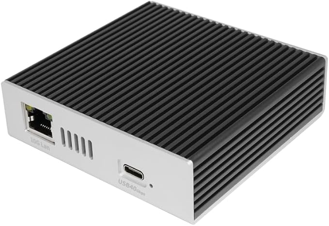 USB4.0 40Gbps 6-in-1 10G Ethernet 1x RJ45 10G Ethernet Port 3X USB-A 1x TF 1x SD Card Reader