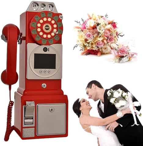 Interactive Video Guest Book - 1080P HD 32GB Memory for 100+ Messages 7H Battery Life USB Port Perfect for Elite Weddings Bridal Showers &amp Vow Renewals Red